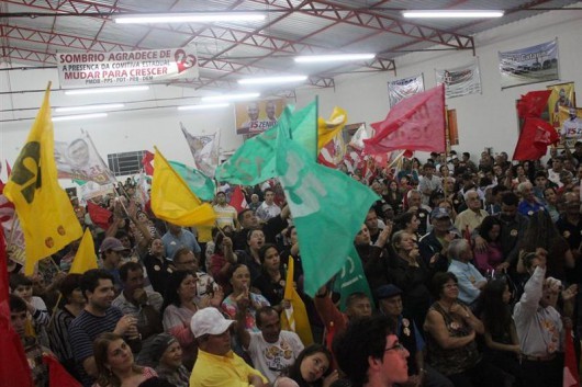 LHS, Zênio e Daminelli juntos em Sombrio 