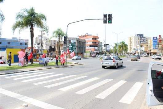 Movimentação política na manhã deste sábado, em Criciúma 