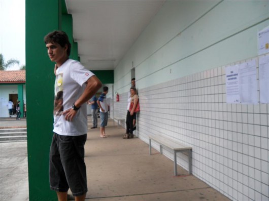 Votação tranquila no maior colégio de Içara