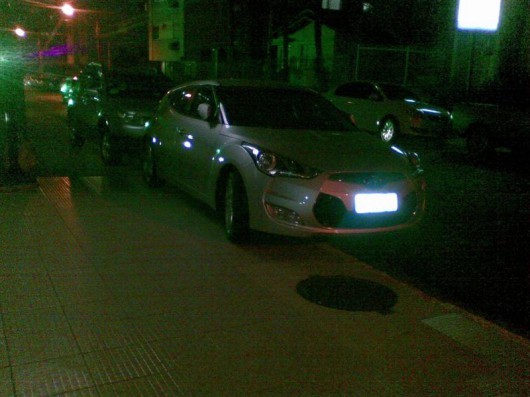 Carros nas calçadas
