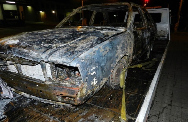Após furto na região central de Criciúma, veículo é incendiado